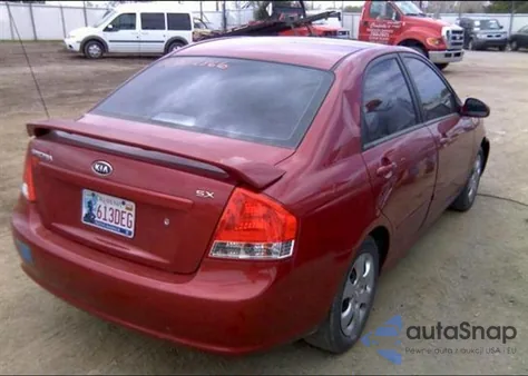 2008 Kia Spectra Ex/Lx/Sx from USA, damaged, VIN KNAFE121685518519